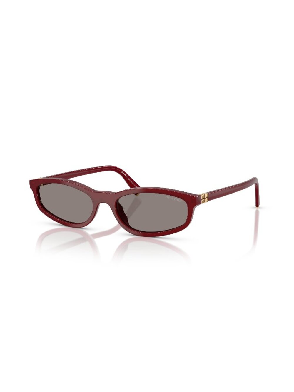 New Miu Miu Women's Sunglasses Grey Lens Acetate Frame MU A06S 21I80Q 55